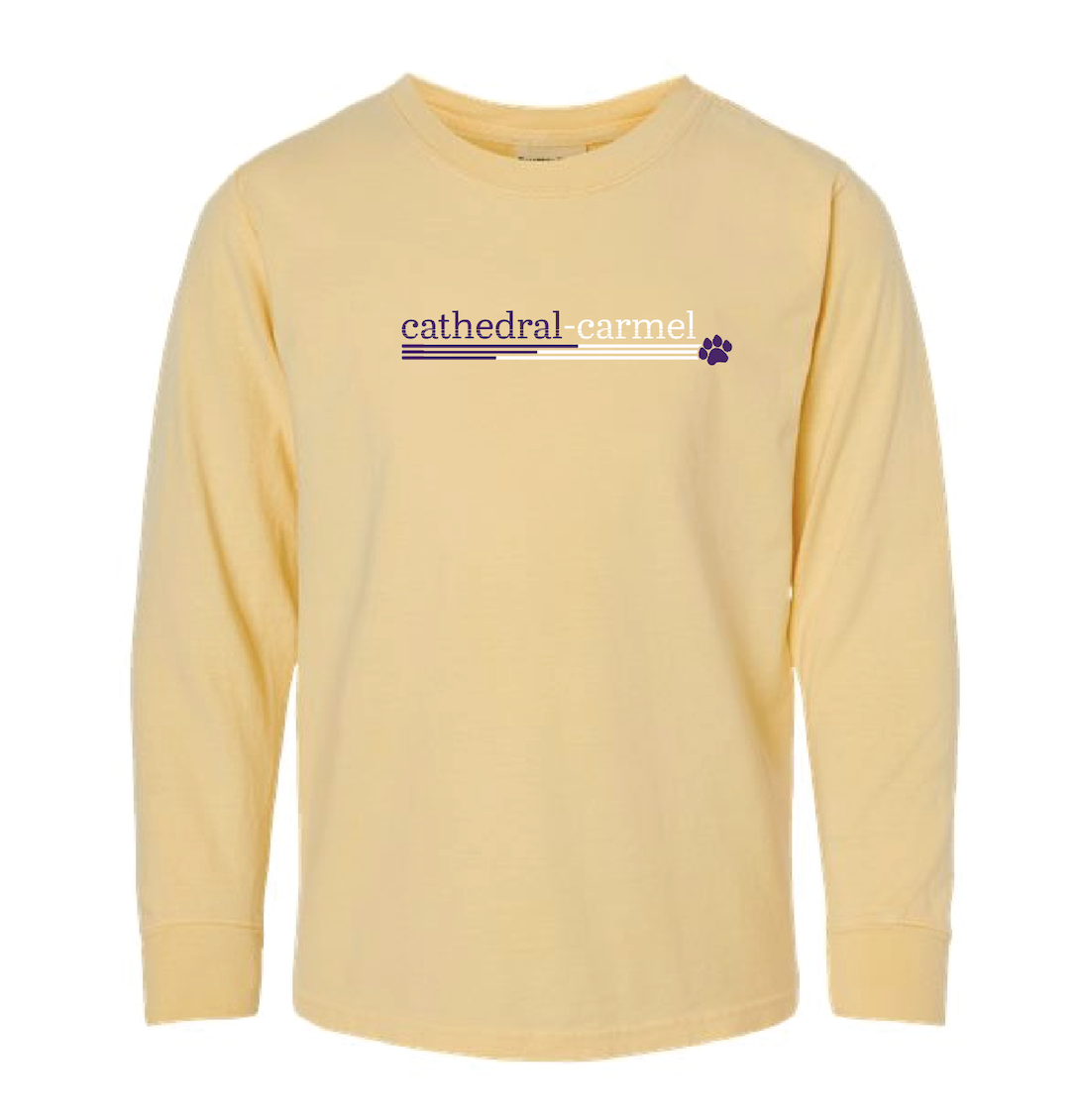 2024 LONG SLEEVE SPIRIT SHIRT (YELLOW COTTON)