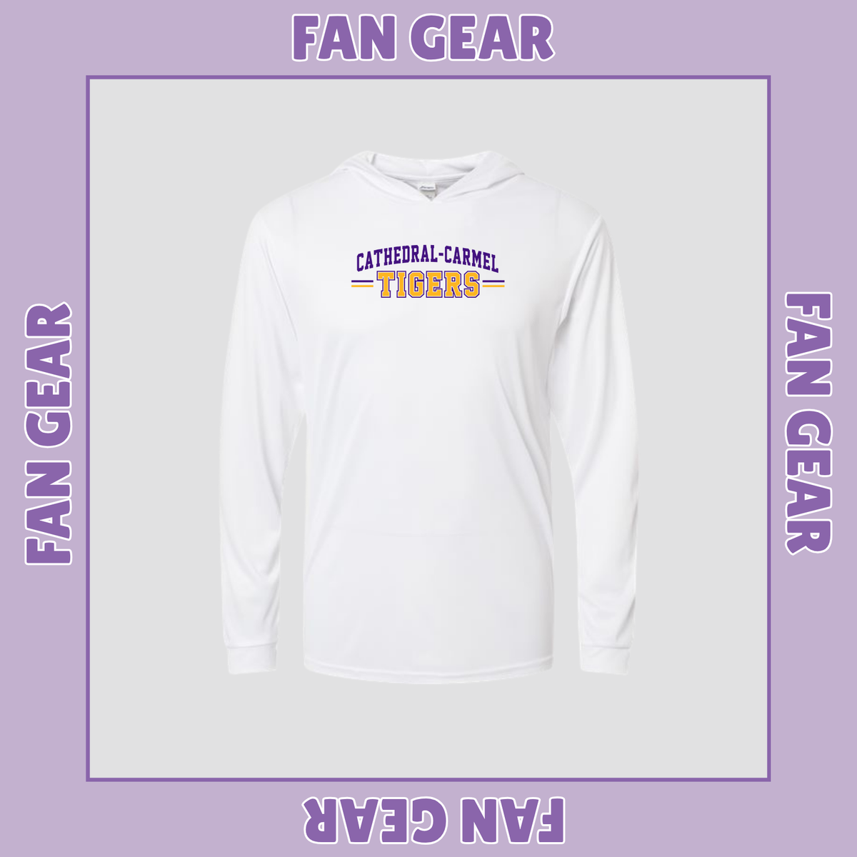 Athletic Long Sleeve Drifit Hoodie Fan Gear Shirt
