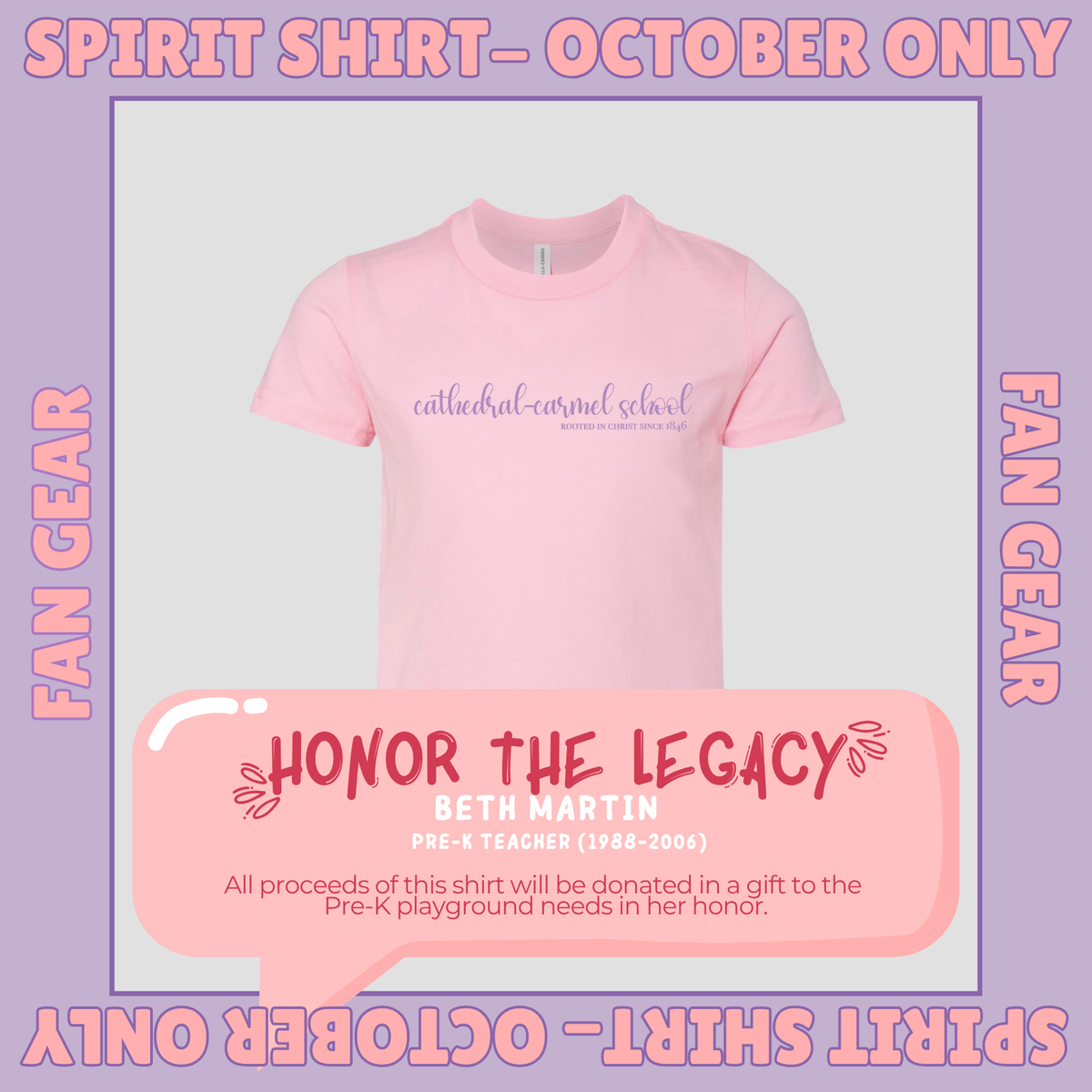 October *SS* Shirt- REORDER (Drifit or Cotton)