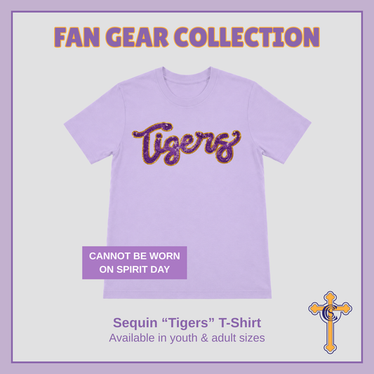 Tigers Sequin Fan Gear Shirt