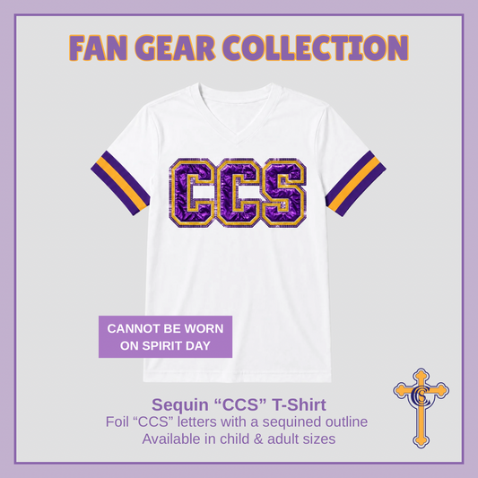 Sequin CCS Varsity Fan Gear Shirt