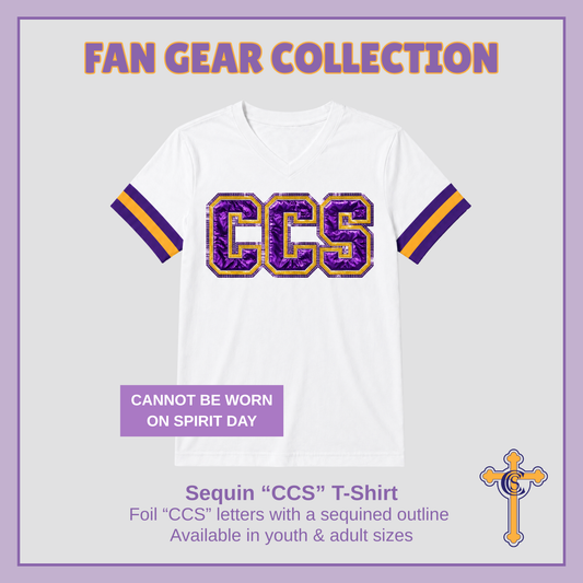 Sequin CCS Varsity Fan Gear Shirt