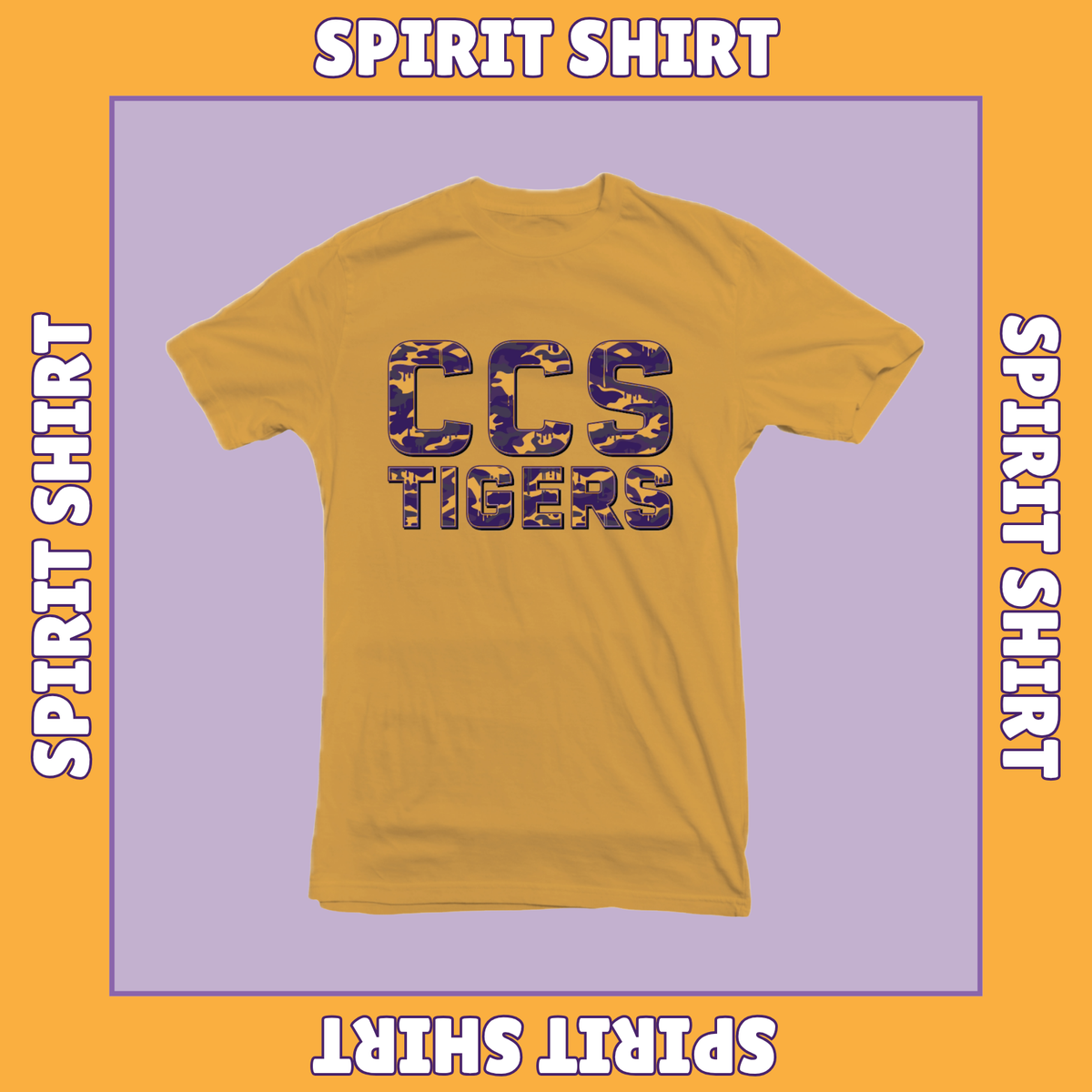*SS* Boys Camo Drip Drifit Gold