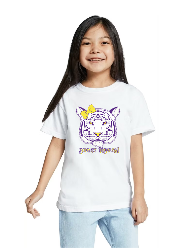 *SS* Girls Bow Tee