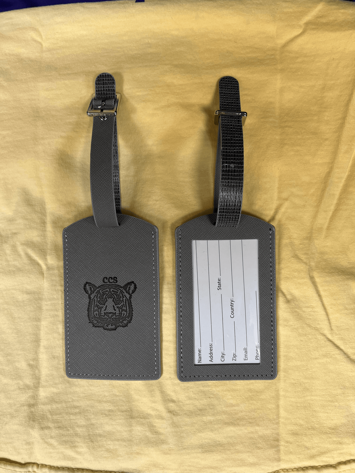 CCS Embossed Luggage Tags
