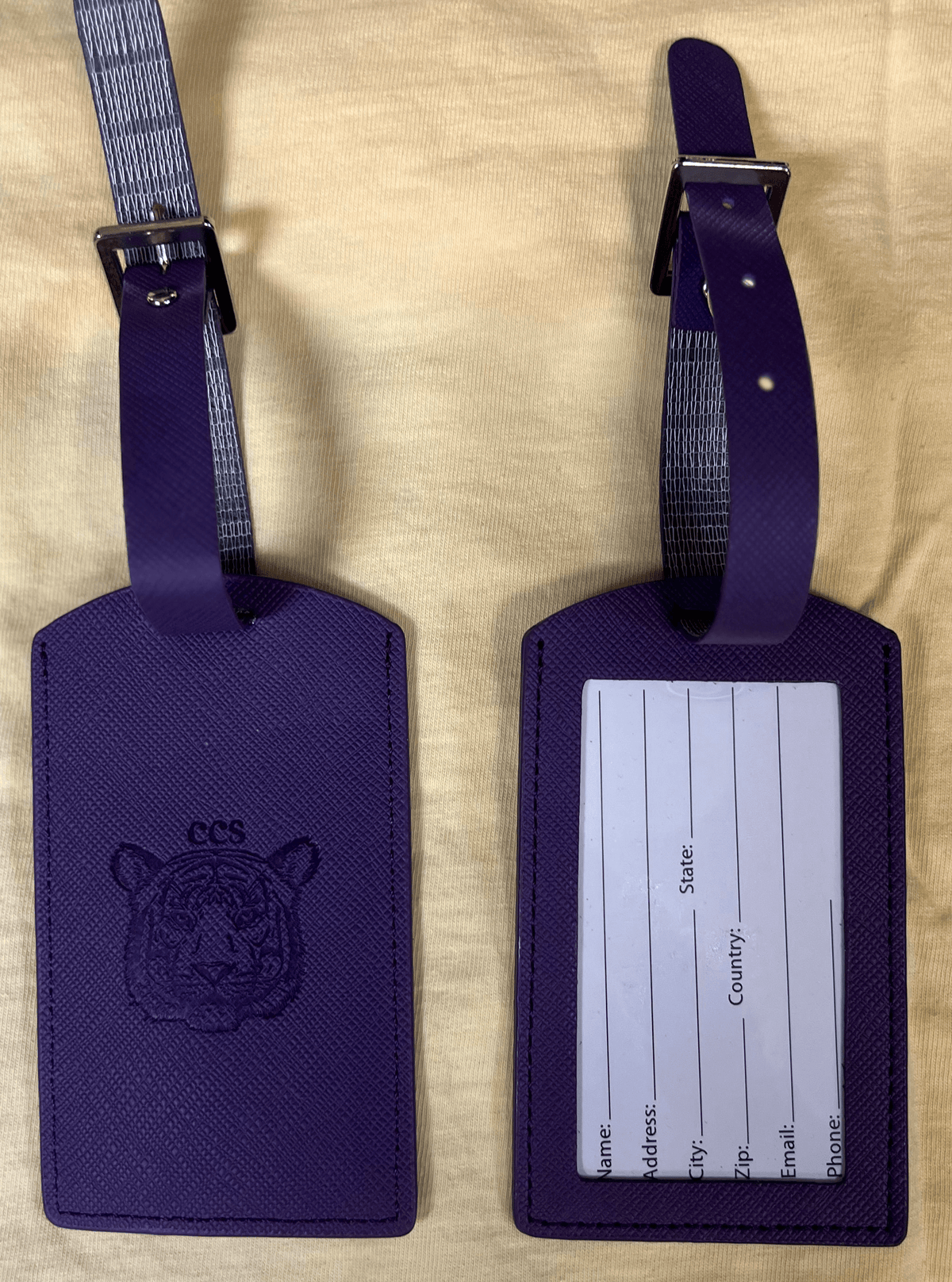 CCS Embossed Luggage Tags