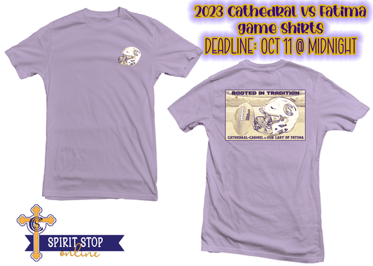 2023 CATHEDRAL FATIMA GAME SHIRT