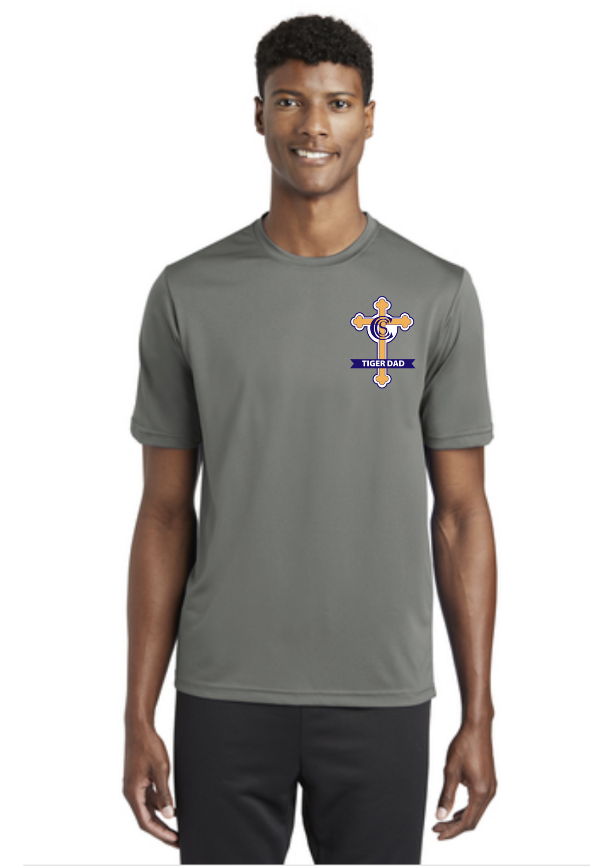 Drifit Shirt- Grey: TIGER DAD