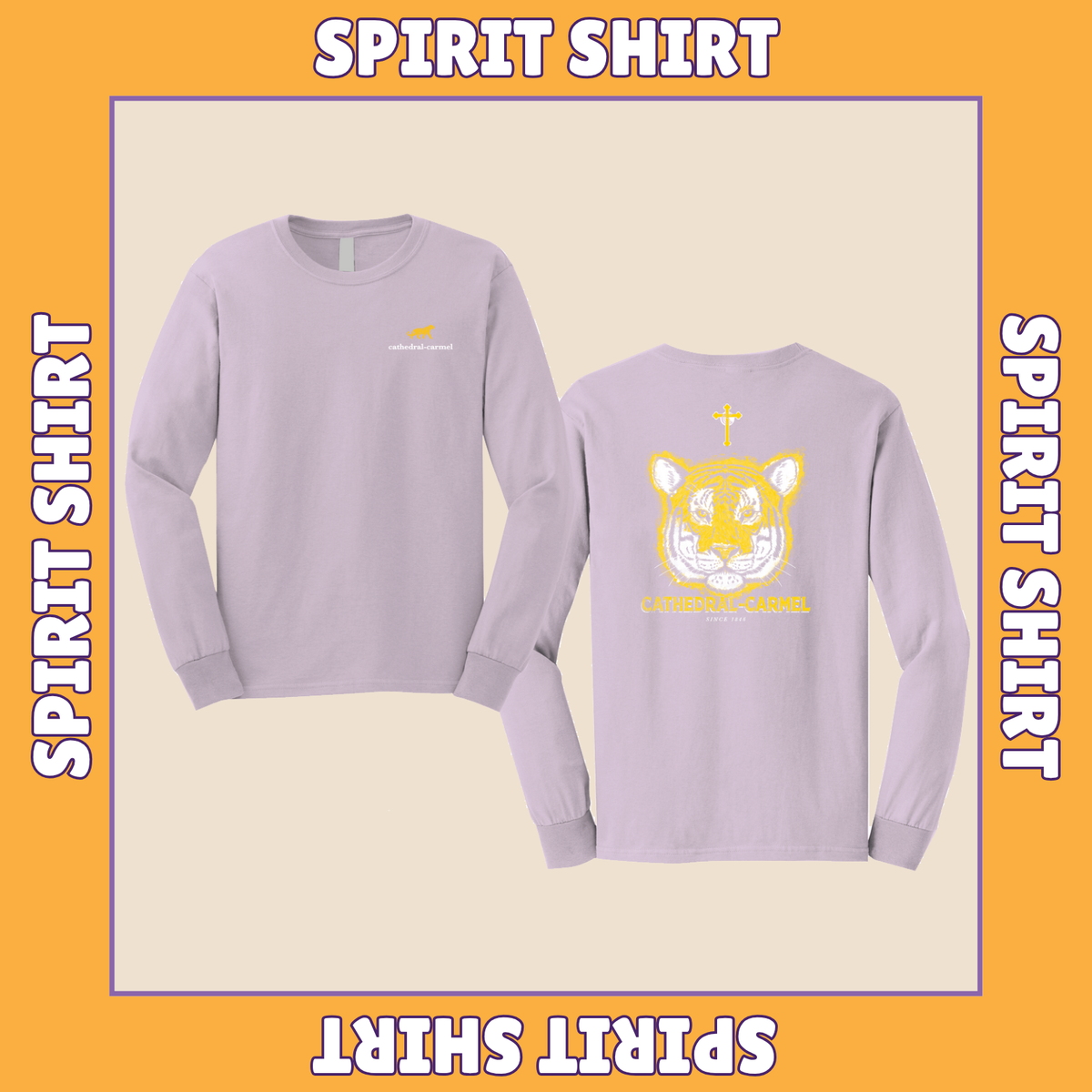 *SS* Girls Long Sleeve Tiger Shirt