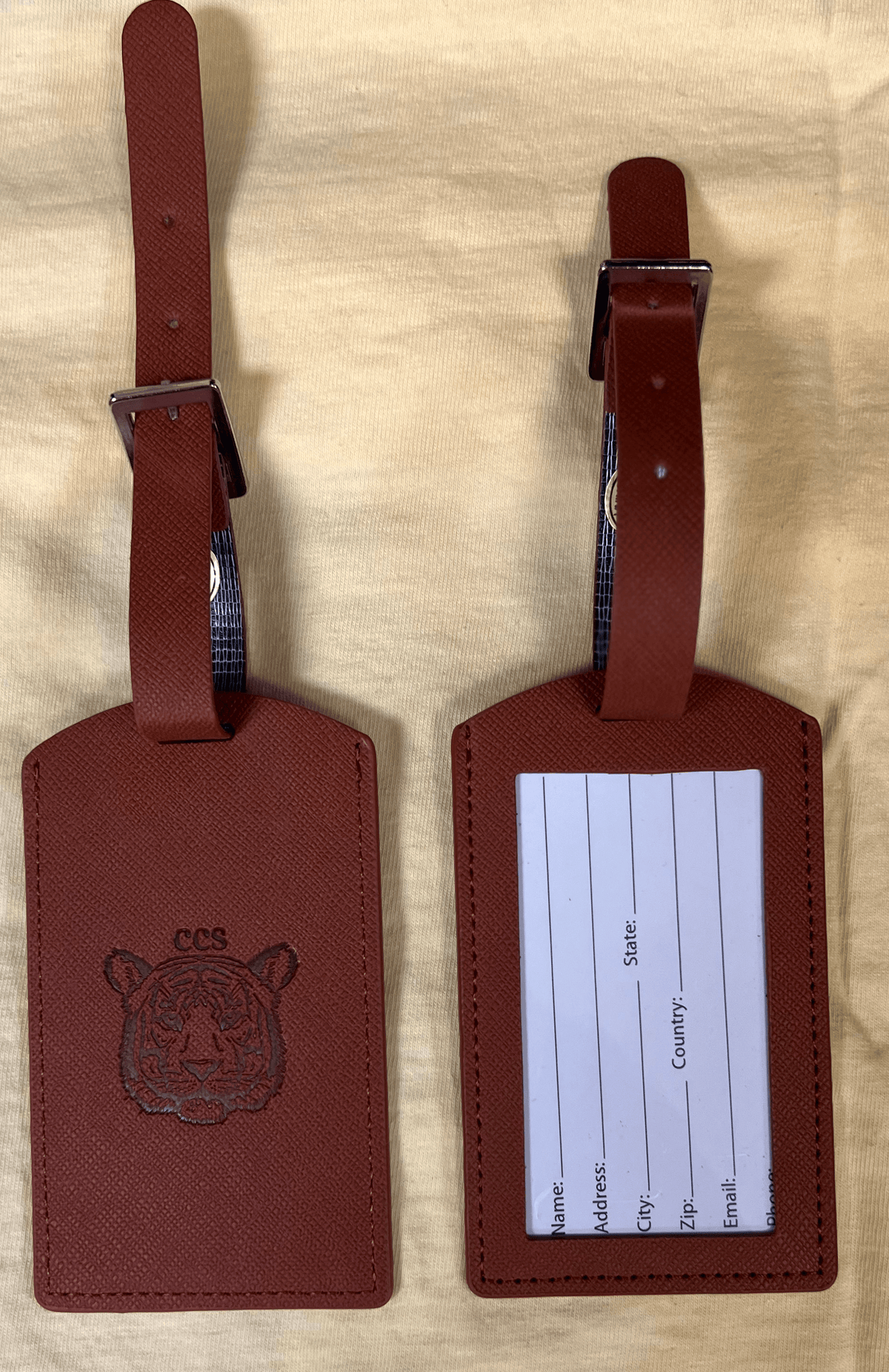 CCS Embossed Luggage Tags